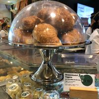 Croissants filled with jam at Moka Bar and Snack in Rome