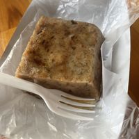 The Classico desert. Very nice: tastes like banana bread  at SoyGreen in San Salvador