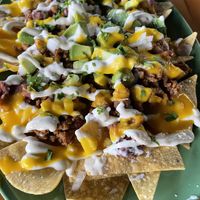 Vegan nachos  at SoyGreen in San Salvador