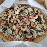 Great pizza! at SoyGreen in San Salvador