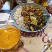 Strogonoff de seitan com cogumelos at Folha Verde in Lisbon