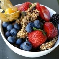 acai bowl at The Hive of Vyner St in East London