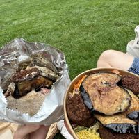 In the park !  at Eat a Pitta - Broadmead Kiosk in Bristol