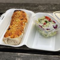 Yufka Spezial mit Käse überbacken  at Meydan in Karlsruhe