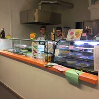 The counter at Teste di Rapa in Turin