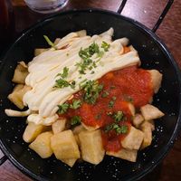 Patatas bravas  at 2 Taps Winebar in Belfast
