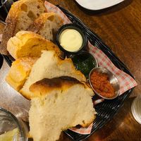 Bread and vegan dips  at 2 Taps Winebar in Belfast