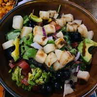 Vegan halloumi salad  at 2 Taps Winebar in Belfast