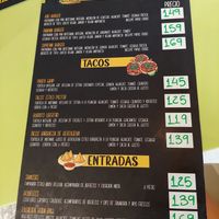 Menue 2 at Hare Krishna Buffete in Monterrey