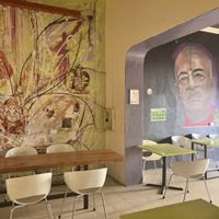   at Hare Krishna Buffete in Monterrey