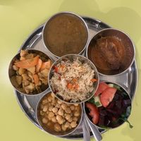   at Hare Krishna Buffete in Monterrey