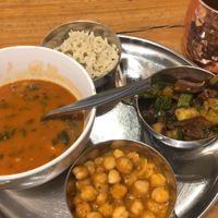   at Hare Krishna Buffete in Monterrey