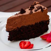 Vegan Chocolate Cake at Ronja in Muelheim