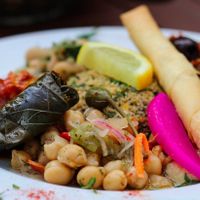 Vegan starter platter at Ronja in Muelheim