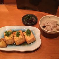 Tofu at Mamehachi in Kyoto
