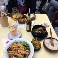 Pictured foods:
Hipon
Adobo
Tofu salad at Hotel Am Brilliantengrund in Vienna