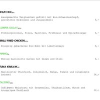 Menu  at Hotel Am Brilliantengrund in Vienna