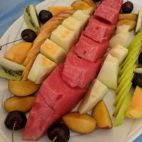 Fruit platter! at Sandal in Kyrenia
