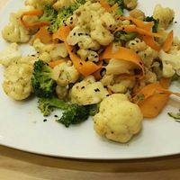 Broccoli, cauliflower and veggies roasted. at BIOFresh in Timisoara