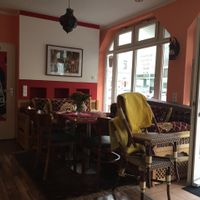 Inside at Ümis Cafe in Munich