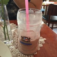 Vegan milkshake with coconut milk. at Ümis Cafe in Munich