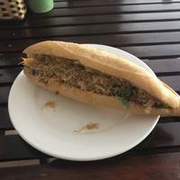 Tofu bahn mi  at Karma Waters in Hoi An