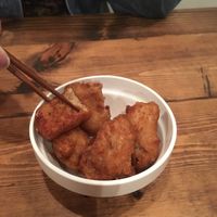 Soy karaage  at VegRecar in Matsuyama