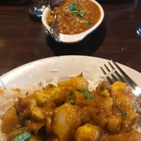 Channa Masala & Aloo Gobi at Masala in Myrtle Beach