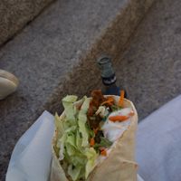 Gyros wrap at Bi-Bu Vegan Mobil Bonn in Bonn