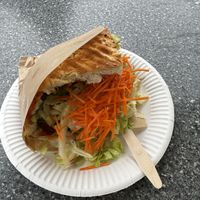 Gyros Sandwich with Veta 🥙   at Bi-Bu Vegan Mobil Bonn in Bonn