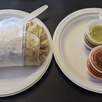 Fusion Burrito: Tofu & Stir Fry Veggie Combo at KoMex Express in Las Vegas