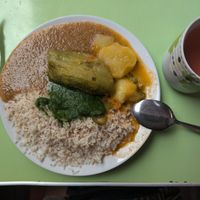 Very filling at Comedor Vegetariano in Huaraz