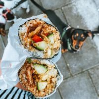 Hoisin duck maki roll at Happy Maki in Brighton