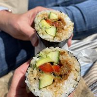 Hoisin Duck Maki Roll  at Happy Maki in Brighton