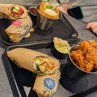 Loaded tofu pockets, cauliflower pops and sushi rolls at Happy Maki in Brighton