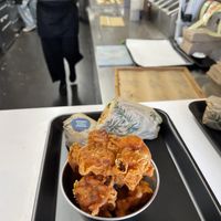 Cauliflower pops at Happy Maki in Brighton