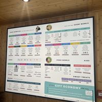 Menu  at Happy Maki in Brighton