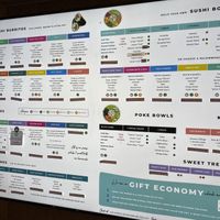 Menu  at Happy Maki in Brighton