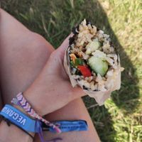 Duck maki burrito at Happy Maki in Brighton