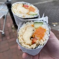 Fully Loaded sushi burrito  at Happy Maki in Brighton
