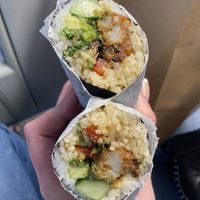 Caulipop sushi burrito  at Happy Maki in Brighton