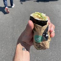 Hoisin Duck Sushi Burrito £7.50  at Happy Maki in Brighton