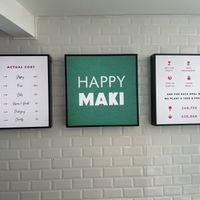 A Yummy and Wholesome Way of Doing Business   at Happy Maki in Brighton
