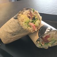 BLT vegan burrito  at Happy Maki in Brighton
