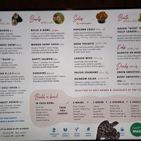 Menu at Happy Maki in Brighton