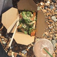 Delicious cauliflower! at Happy Maki in Brighton