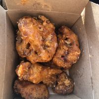 Cauliflower bites with coconut sauce at Happy Maki in Brighton