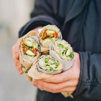 Crispy Cod Tartare & Hoisin 'Duck at Happy Maki in Brighton