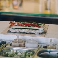 Making the rolls at Happy Maki in Brighton