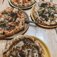 Lots of pizzas - can’t remember the names at Purezza in Brighton